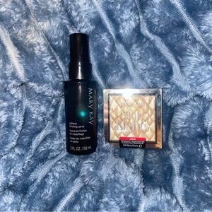 Mary Kay Makeup Finishing Spray and Revlon Skinlights Highlighter Set